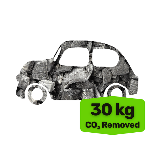 REMOVE DRIVING EMISSIONS - 30 kg of CO₂ per 100 km